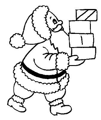 Święty Mikołaj kolorowanki